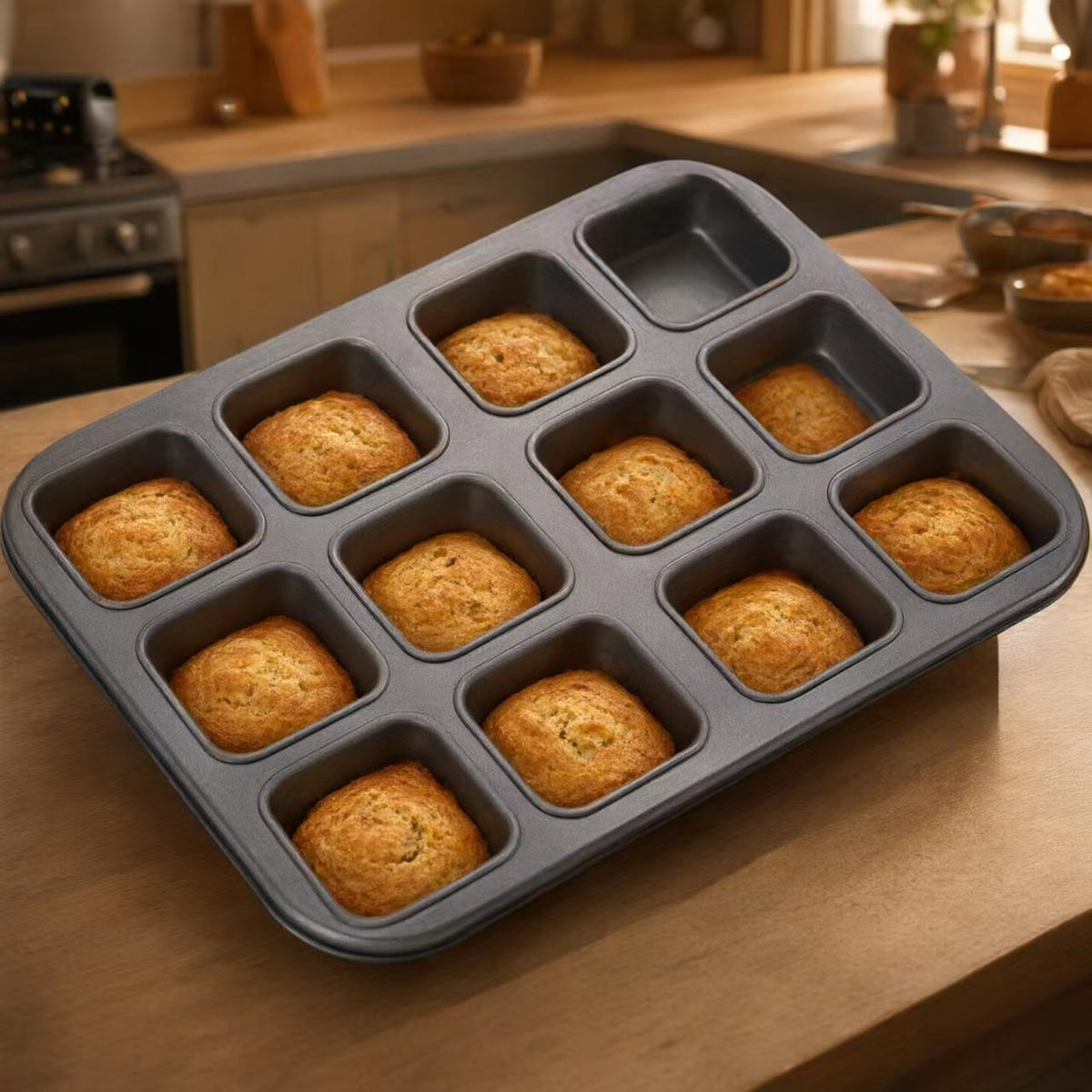 Sipye Thickened aluminum alloy baking tray – ensures even heat distribution and a non-stick surface.